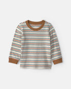 Baby Boy Striped Long-Sleeve T-Shirt, image 1 of 3 slides