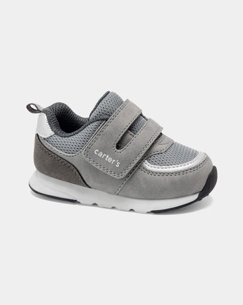 Chaussures à Enfiler Carter's Enfant Fille - Pointure 10 - Gris à Pois - Neuves En Boîte