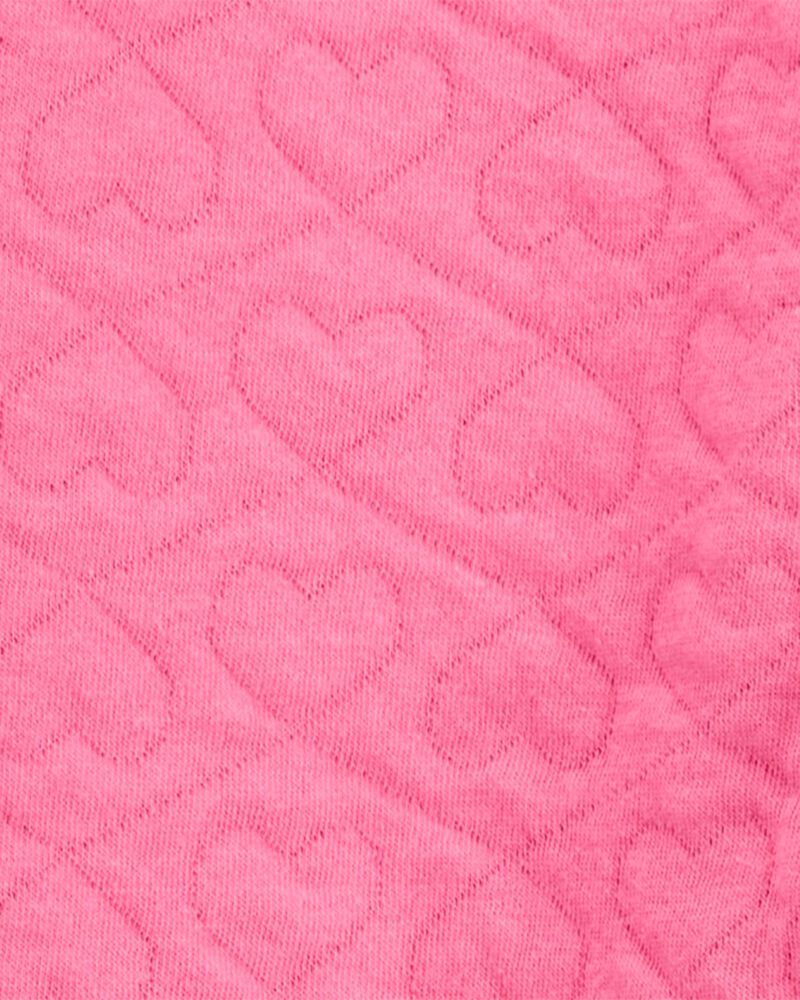 Bébé Pantalon tricoté à cœurs - Rose, image 3 sur 4 diapositives