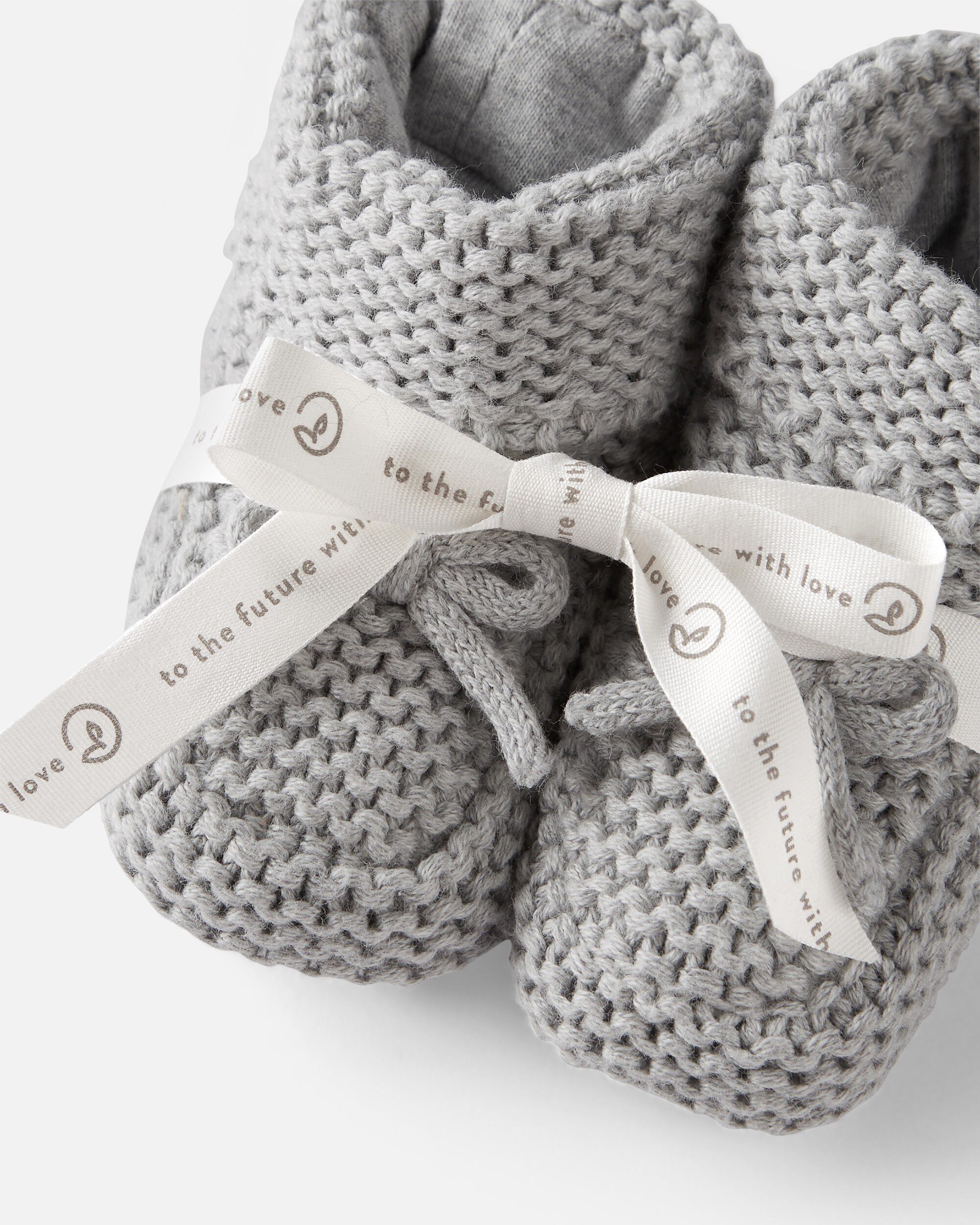Knitted baby booties for sale deals