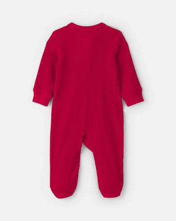 B&eacute;b&eacute; - Grenouill&egrave;re en coton isotherme &agrave; imprim&eacute; &laquo;My First Christmas&raquo; &ndash; Rouge, 