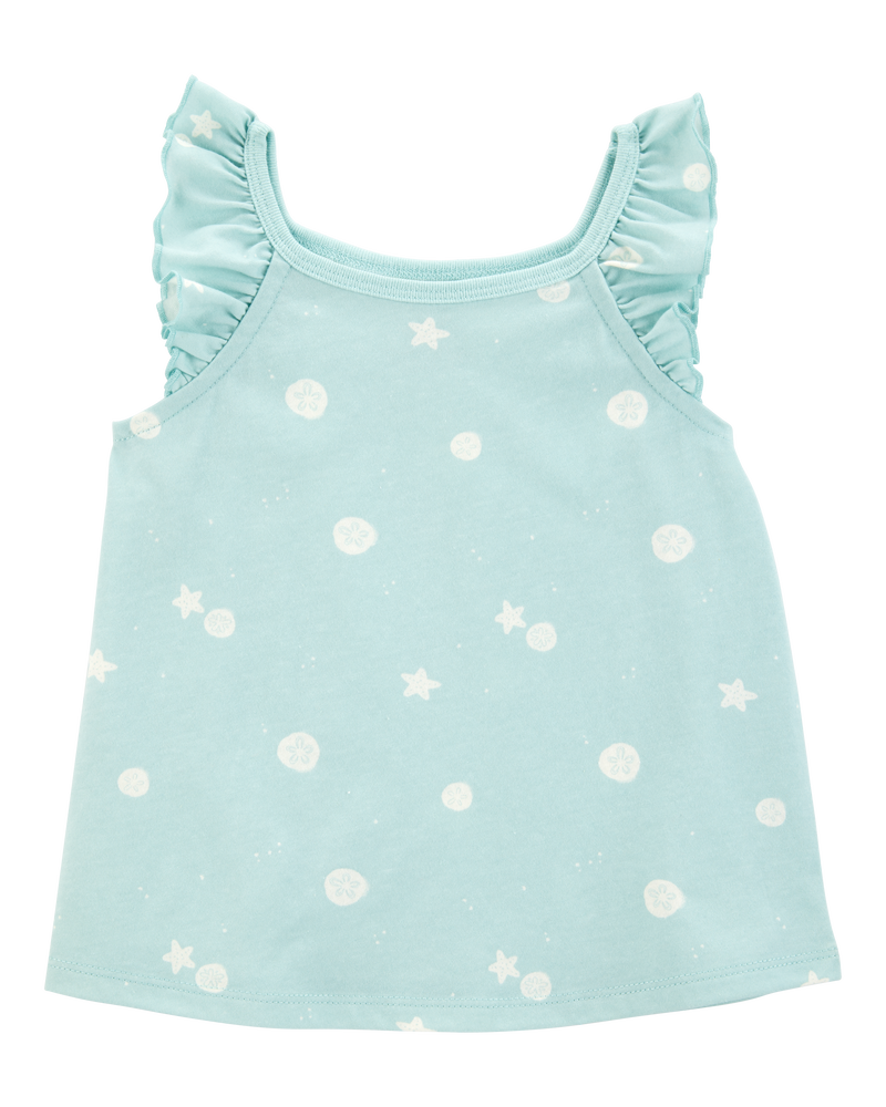 Toddler Seashell Vintage Muscle Tank, image 1 of 3 slides