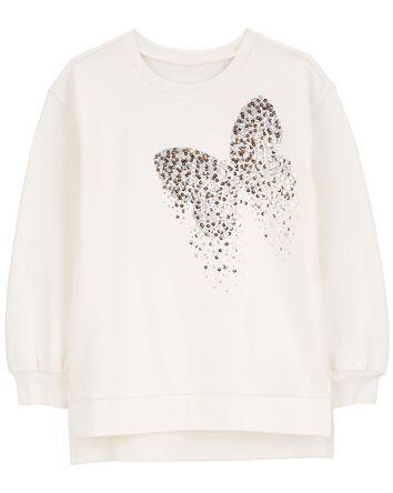 Kid Butterfly Fleece Sweatshirt, 