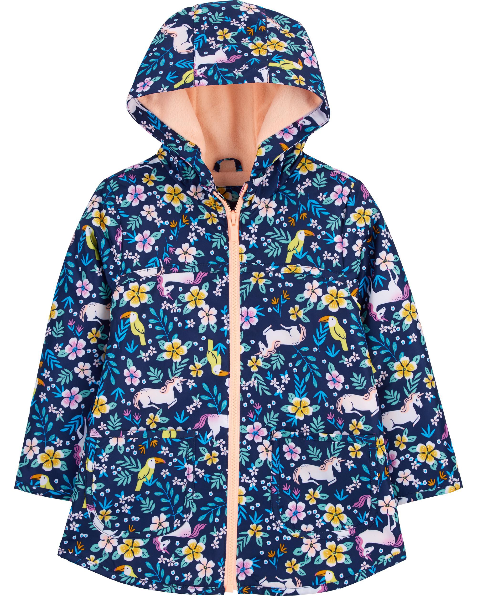 carters unicorn rain jacket