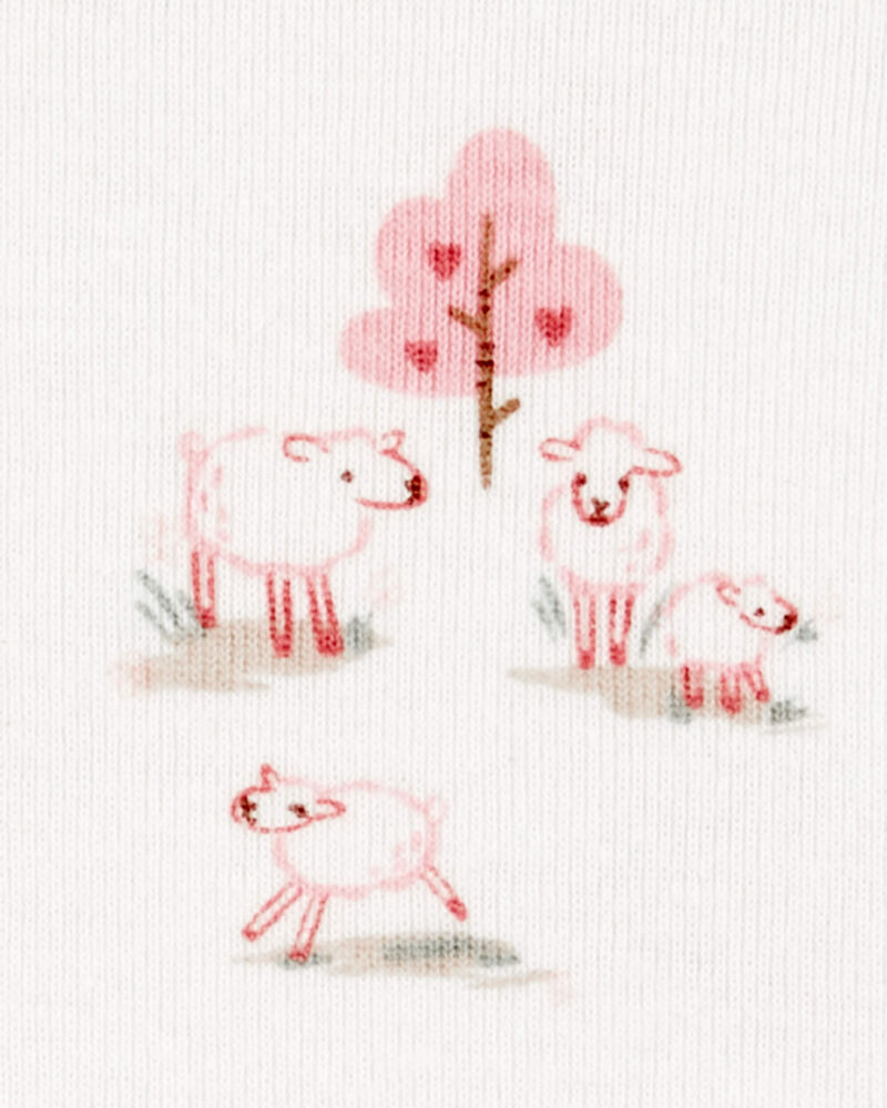 Bébé Emballage de 6 cache-couches à manches longues à motifs d’animaux de la ferme, image 7 sur 9 diapositives