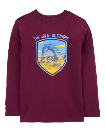 Kid The Great Outdoors Long-Sleeve Graphic Tee, 