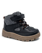 Tout-petit gar&ccedil;on - Bottes &agrave; lacets - Gris, image 1 sur 6 diapositives