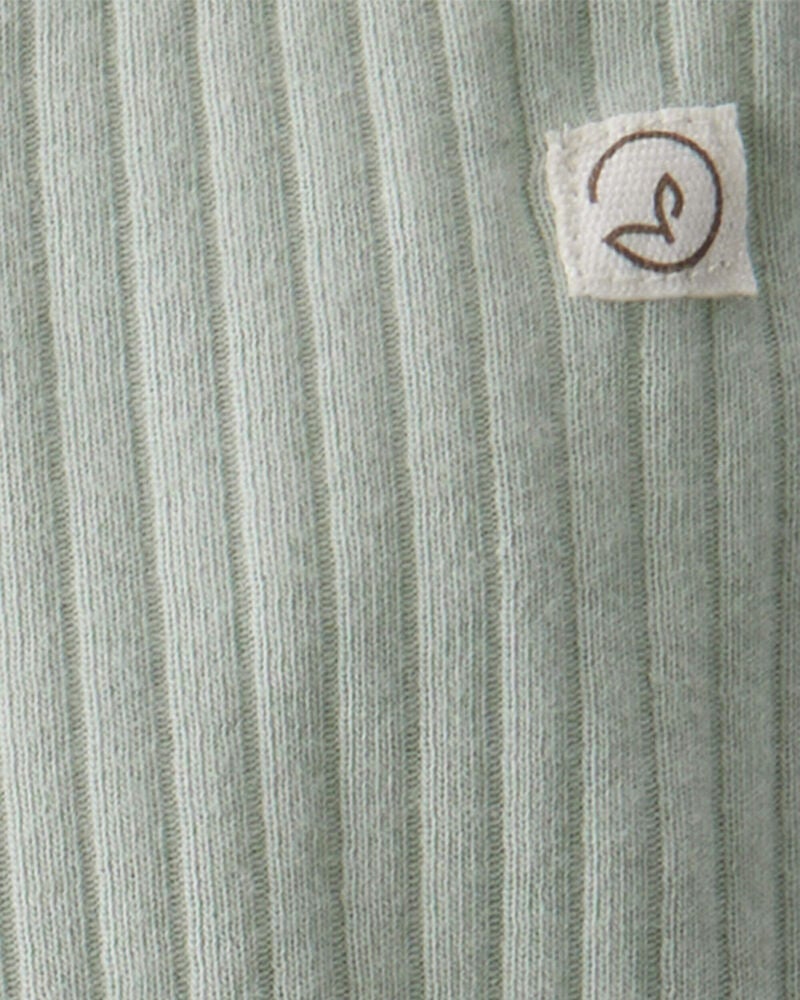 Baby 2-Pack Organic Cotton Rib Leggings, image 4 of 5 slides