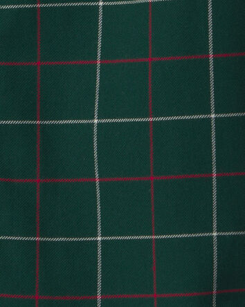 Tout-petit gar&ccedil;on - Chemise boutonn&eacute;e manches longues &agrave; carreaux &ndash; Vert, 