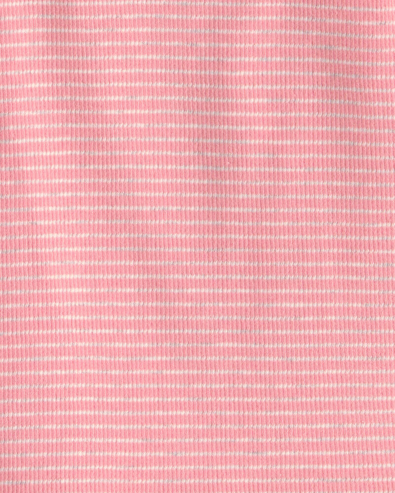 Toddler Girl 2-Piece Organic Cotton Ribbed Pyjama, image 3 of 4 slides