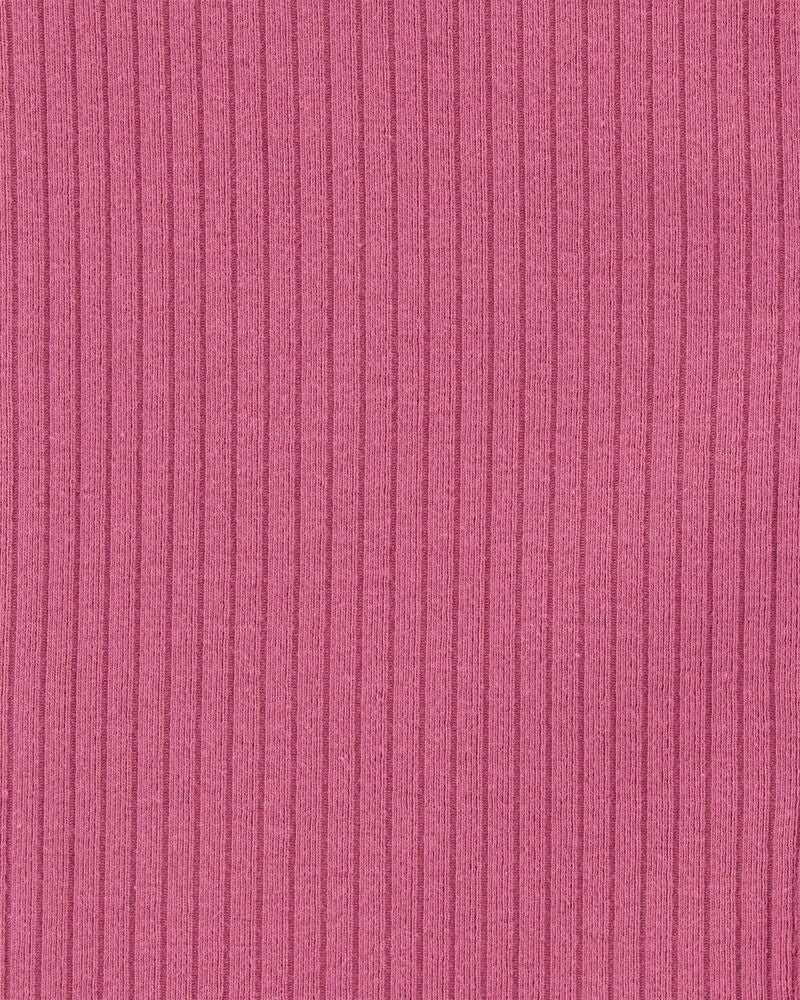 Kid Ribbed Button-Down Vest - Purple, image 2 of 3 slides