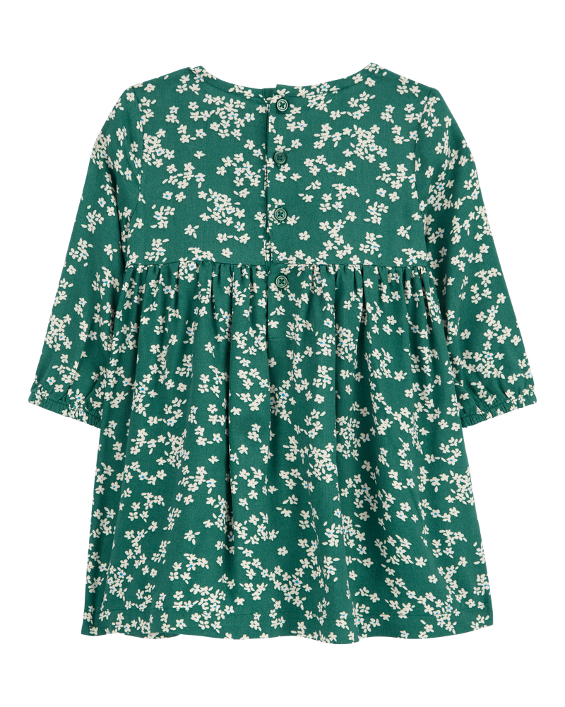 Baby Floral Long-Sleeve Dress, image 2 of 5 slides