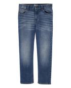 Enfant Jeans droit - d&eacute;lavage bleu ancre fonc&eacute;, image 1 sur 4 diapositives