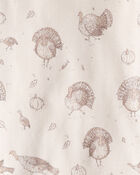 Kid Organic Cotton Pyjamas in Autumn Grove Print, image 3 of 5 slides