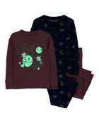 Baby 4-Piece Space 100% Snug Fit Cotton Pyjamas, image 2 of 5 slides