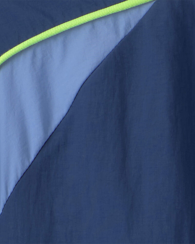 Boys Colorblock Active Windbreaker - Blue, image 2 of 3 slides