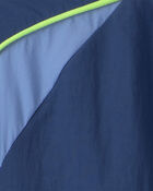 Boys Colorblock Active Windbreaker - Blue, image 2 of 3 slides