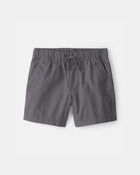 Toddler Boy Canvas Shorts - Grey, image 1 of 4 slides