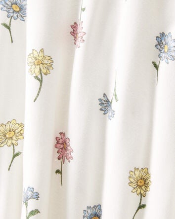 Baby Floral Zip-Up PurelySoft 1-Piece Pyjamas, 