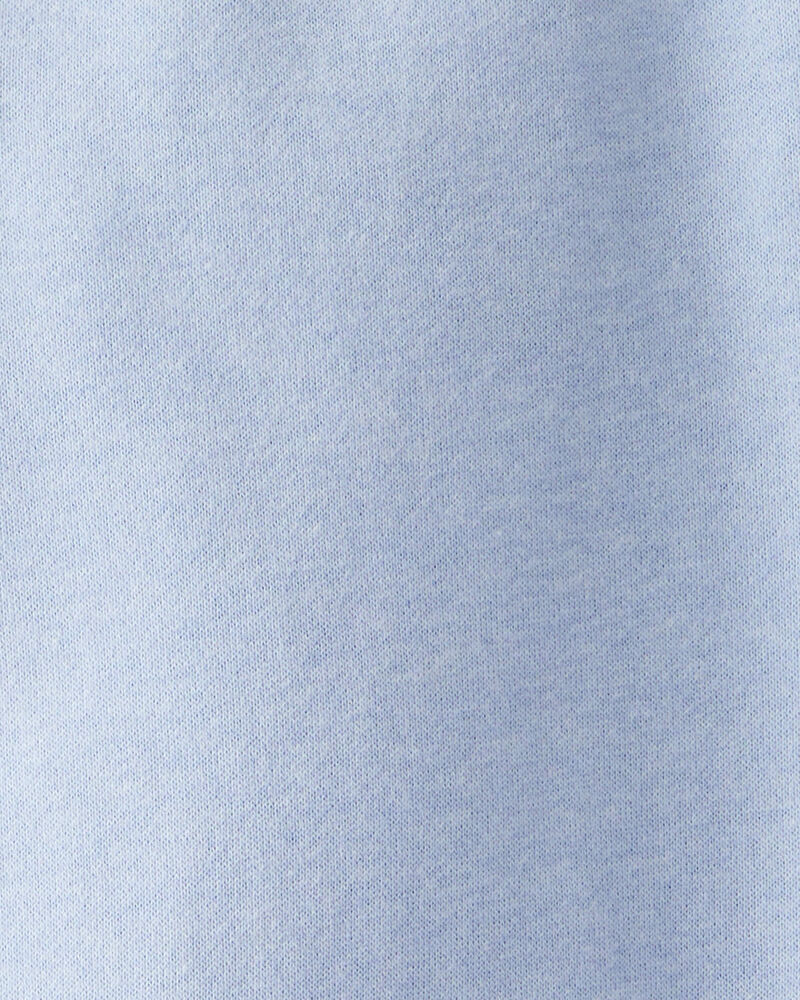 Jeune Pantalon en jersey bouclette à cordon de serrage - Bleu, image 3 sur 4 diapositives