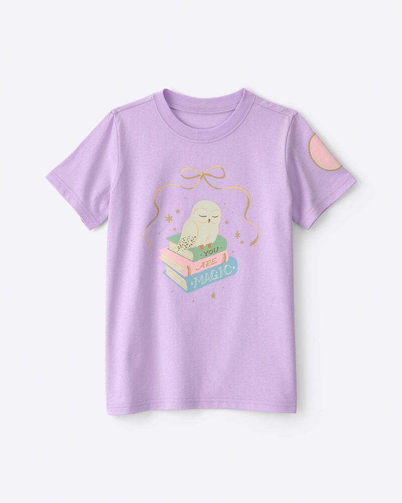 Girls 'Magic' Harry Potter&reg; Graphic Tee - Purple, image 1 of 4 slides