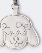 Toddler Girl Poodle Bag Charm - Cream, image 4 of 4 slides
