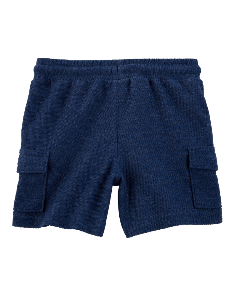 Toddler Cotton Shorts - Navy, image 2 of 5 slides