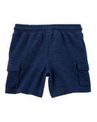 Toddler Cotton Shorts - Navy, image 2 of 5 slides