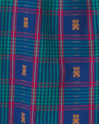 Baby Girl Plaid Bear Overalls - Blue, image 3 of 4 slides