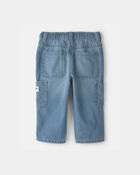 Baby Boy Wide-Leg Carpenter Jeans - Medium Wash, image 2 of 5 slides