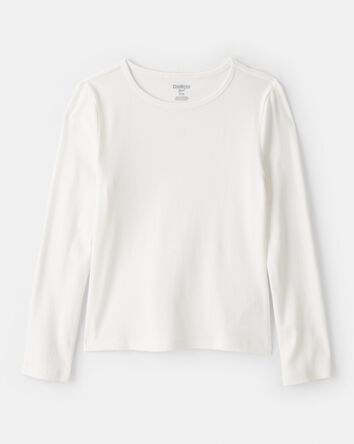 Filles - Ensemble 2 pièces haut à manches longues et pantalon – Rose/blanc, 