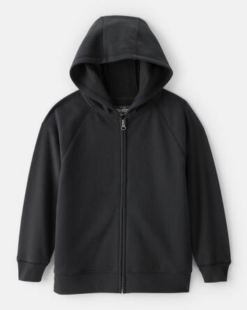 Boys Zip-Up Hoodie - Black, 