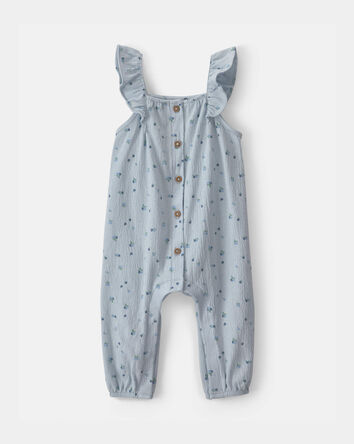 Baby Girl Jumpsuit - Blue, 