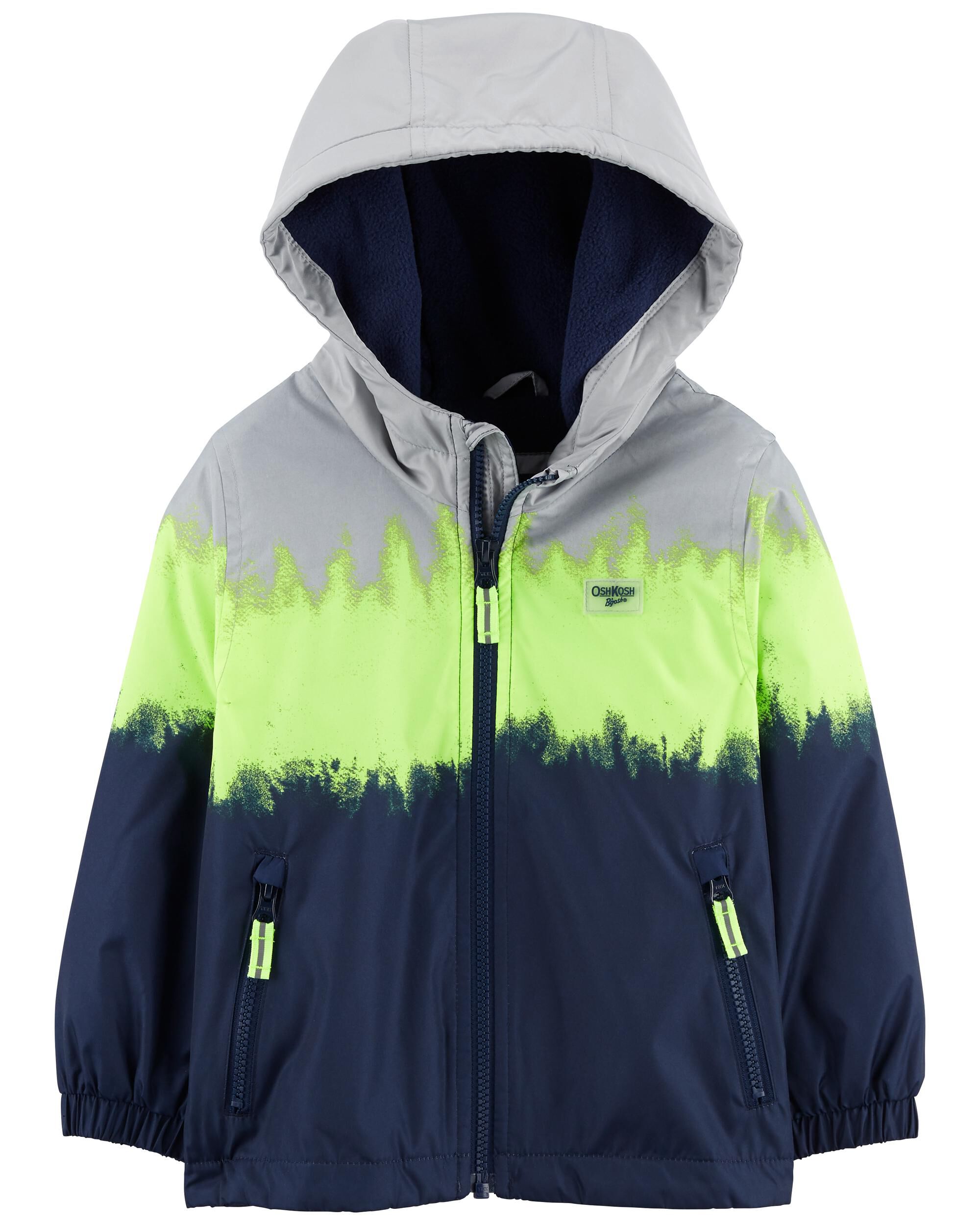 Neon clearance fleece jacket