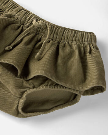 Baby Girl Organic Cotton Corduroy Skirt, 