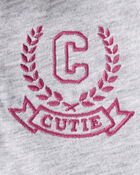 Baby Varsity Bodysuit Dress, image 4 of 5 slides