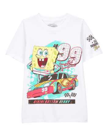 Kid SpongeBob Graphic Tee - White, 