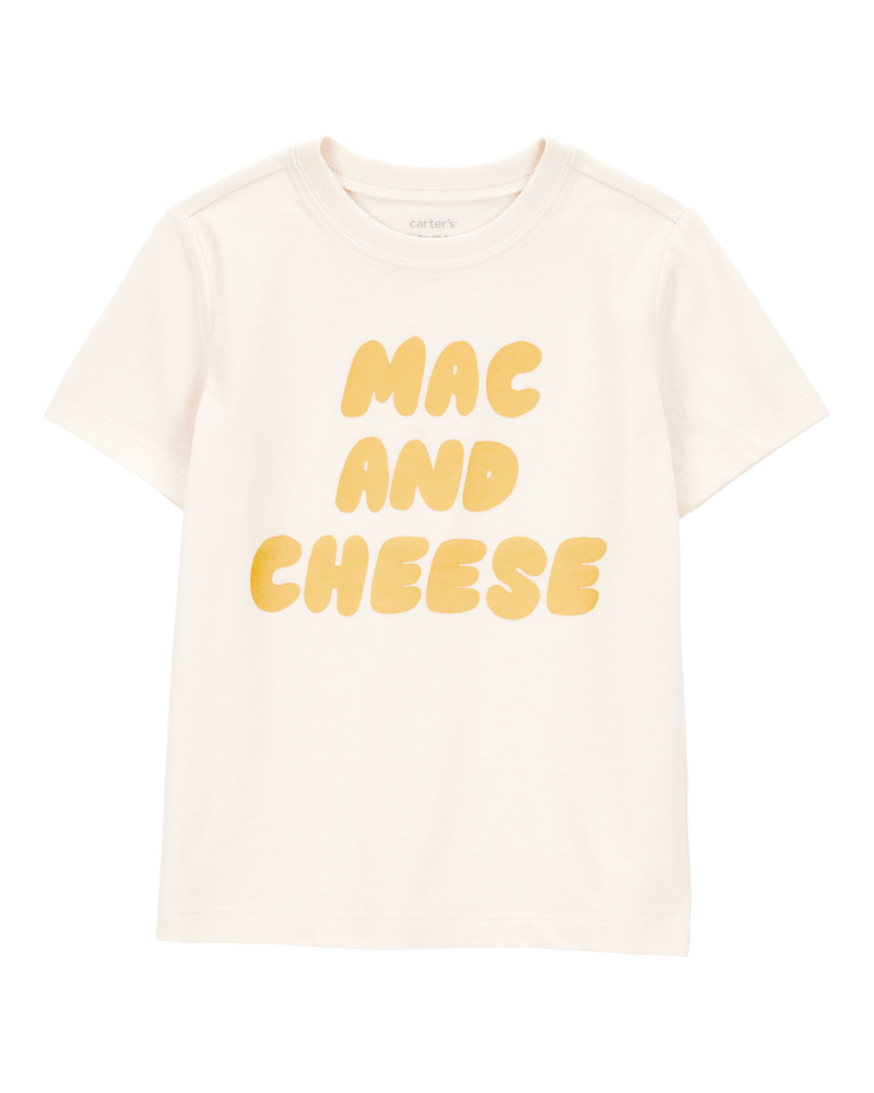 Toddler Mac & Cheese Short-Sleeve Graphic Tee - Ivory, image 1 of 3 slides