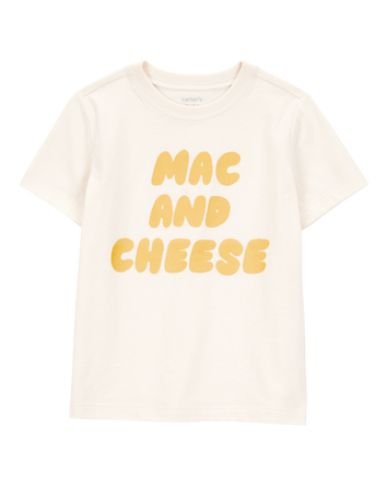 Toddler Mac & Cheese Short-Sleeve Graphic Tee - Ivory, 