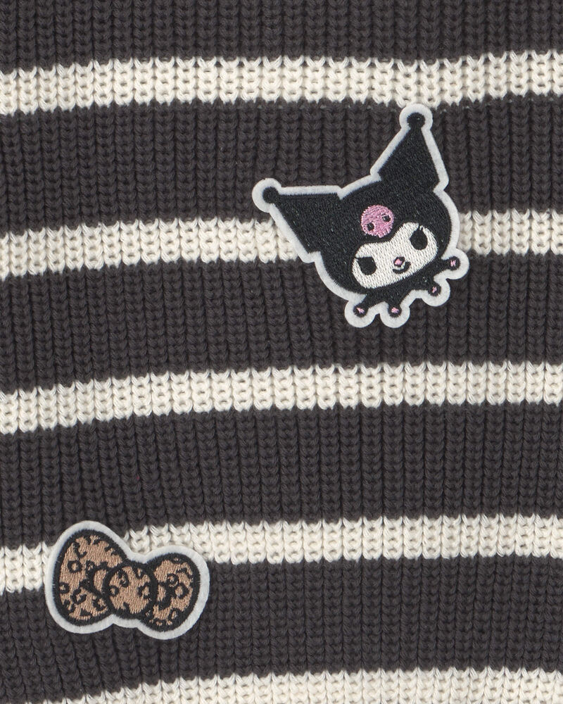 Toute-petite fille &ndash; Chandail &agrave; rayures &agrave; motif Hello Kitty&reg; &ndash; Gris, image 3 sur 3 diapositives