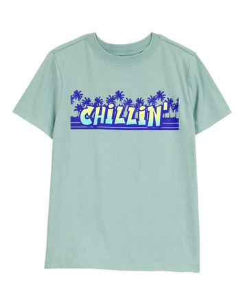 Kid Chillin' Short-Sleeve Graphic Tee, 