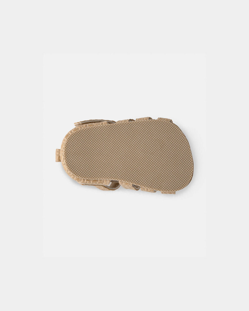 Baby Girl Strappy Sandals - Brown, image 5 of 6 slides