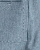 Baby Boy Woven Pocket Shorts - Blue, image 3 of 4 slides