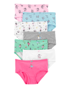 Kid 7-Pack Ballet Stretch Cotton Undies, image 1 of 2 slides