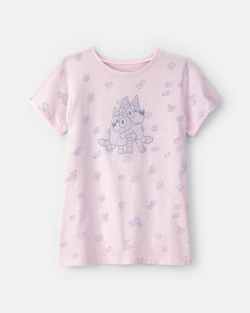 Girls Bluey&trade; Graphic Tee - Pink, image 1 of 2 slides
