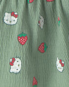 Toddler Girl 2-Piece Hello Kitty&reg; Strawberry Top & Skort Set - Pink/Green, image 4 of 6 slides