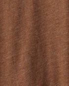 Boys Solid Long-Sleeve Tee - Brown, image 2 of 3 slides