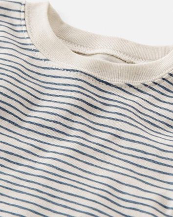 Baby Organic Cotton Pyjamas Set in Stripes, 