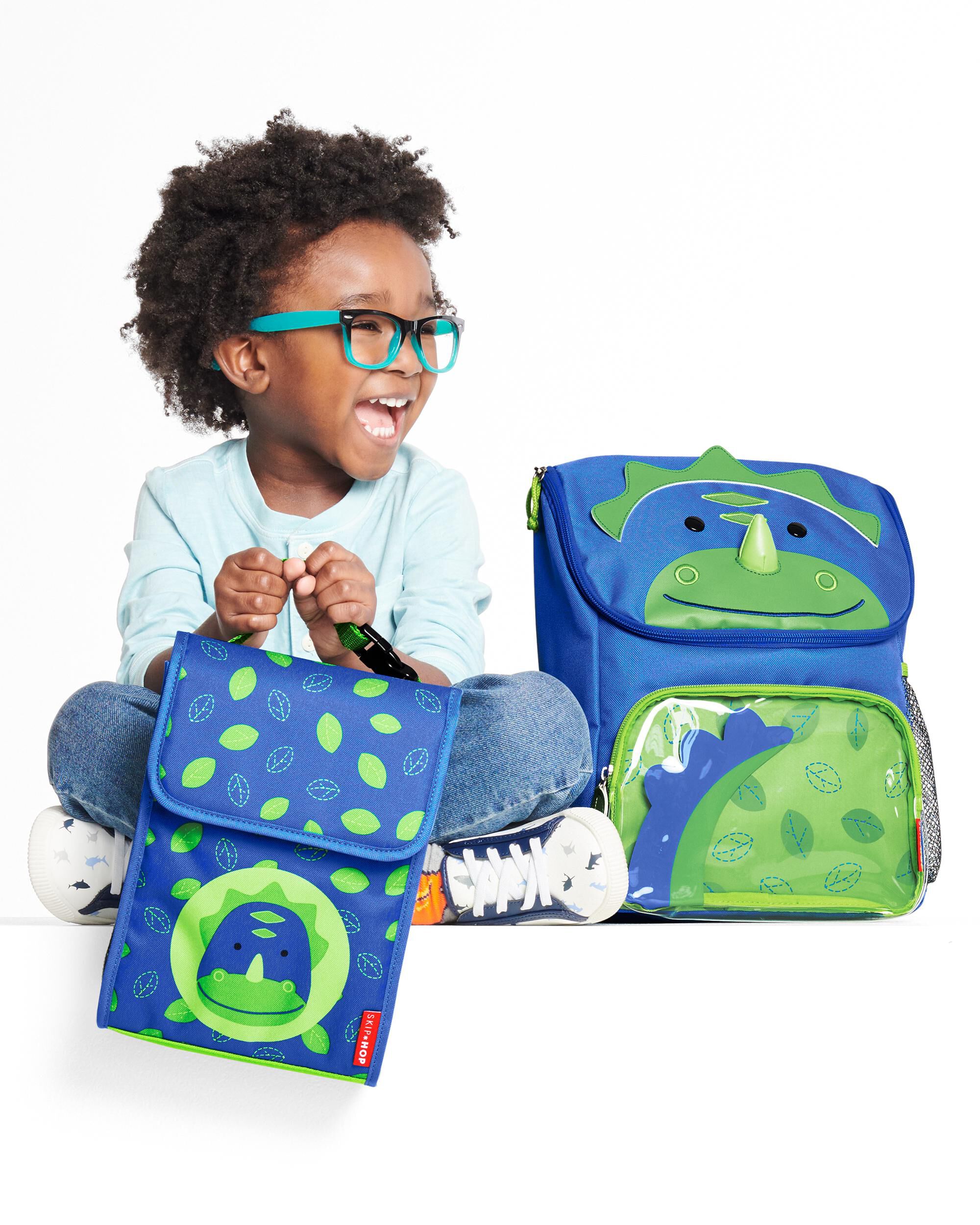Skip hop dinosaur backpack top