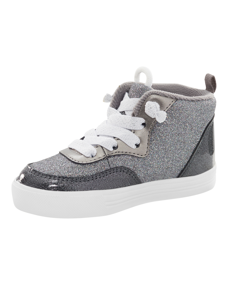 Glitter high top sneakers hotsell